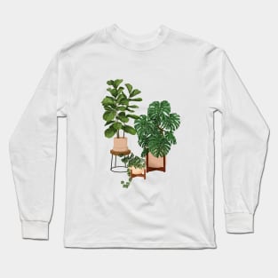 House Plants Illustration 26 Long Sleeve T-Shirt